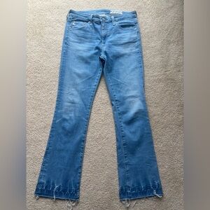 AG Adriano Goldschmied The Jodi Crop High Rise Slim Flare Jeans 27